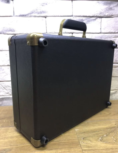 Караоке система колонка с двумя микрофонами SORDA SD-2109 Ретро чемодан черный