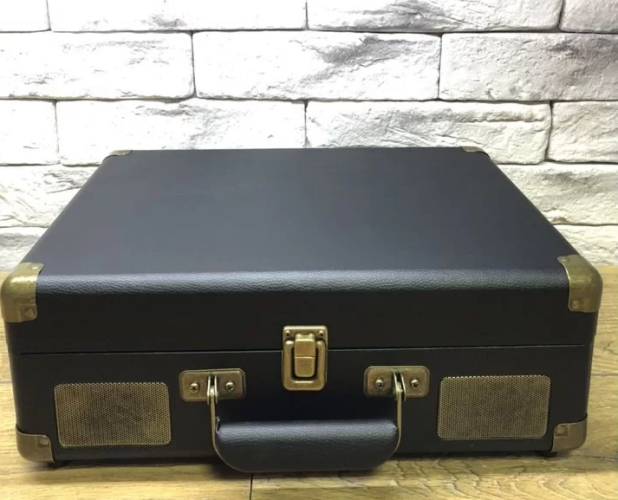 Караоке система колонка с двумя микрофонами SORDA SD-2109 Ретро чемодан черный