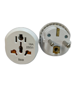 Сетевой адаптер для путешествий, универсальный переходник на все виды розеток Евровилка 7в1