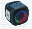 Портативная Bluetooth колонка TG-359 с подсветкой