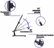 Настольный держатель штатив регулируемый от 28 до 44см 