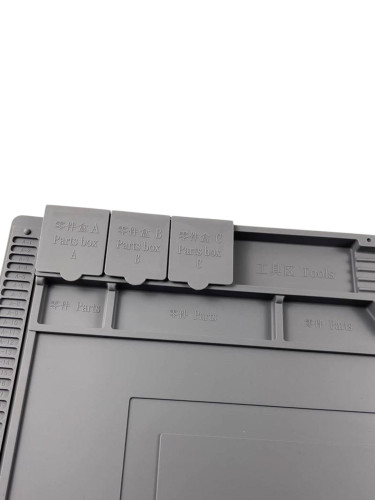 Термостойкий антистатический силиконовый коврик для пайки и ремонта 45х30 см