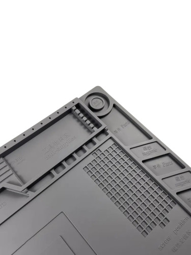 Термостойкий антистатический силиконовый коврик для пайки и ремонта 45х30 см