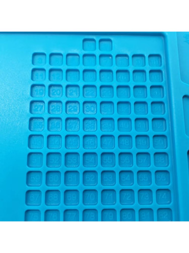 Термостойкий антистатический силиконовый коврик для пайки и ремонта 45х30 см