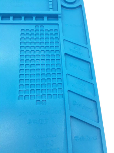 Термостойкий антистатический силиконовый коврик для пайки и ремонта 45х30 см