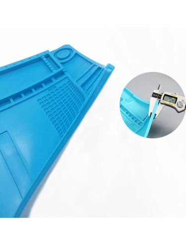 Термостойкий антистатический силиконовый коврик для пайки и ремонта 45х30 см