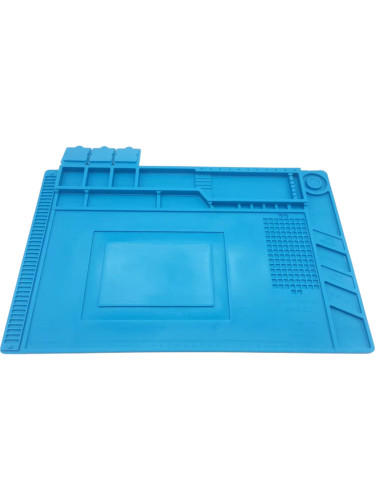 Термостойкий антистатический силиконовый коврик для пайки и ремонта 45х30 см