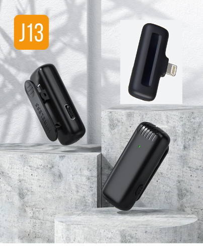 2 в 1 Петличный беспроводной микрофон Lightning набор 2 беспроводных микрофона с приемником и кейсом зарядки