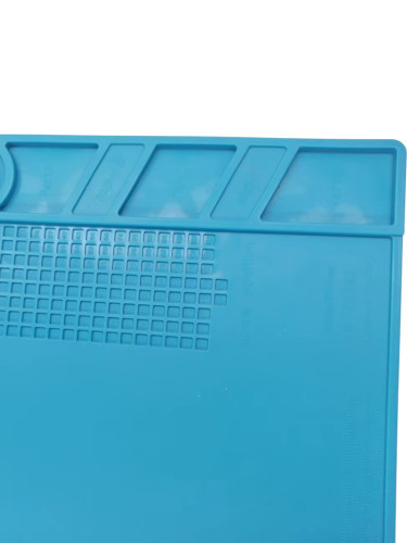 Термостойкий антистатический силиконовый коврик для пайки и ремонта 55х35 см