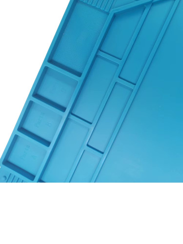 Термостойкий антистатический силиконовый коврик для пайки и ремонта 55х35 см