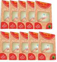 Bufin Мыло в полосках 100шт (10уп*10 полосок)