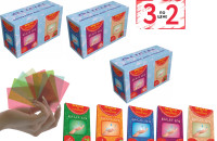 Bufin Мыло в полосках 5 ароматов 1500шт (3 блока* 50упаковок*10полосок)