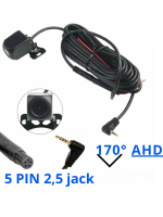 Камера заднего вида 5 pin AHD с проводом 5 метров 2,5 jack / камера 5 пин для зеркала видеорегистратора
