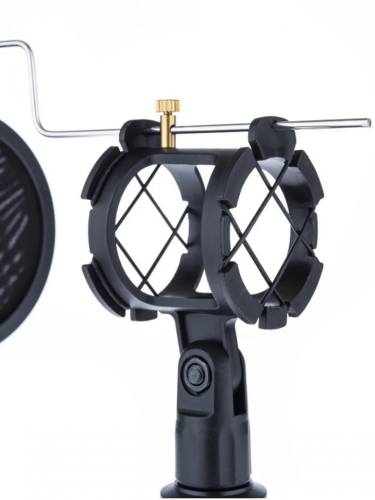 Настольный держатель для микрофона с акустическим поп фильтром POP SHIELD