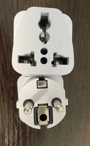 Универсальный переходник на все виды розеток (переходник сетевой с американской, английской, китайской вилки на евро розетку)