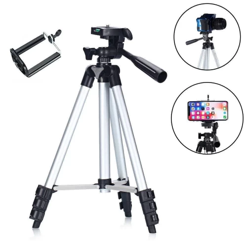 Штатив телескопический трипод Tripod-3110 с держателем для телефона и чехом