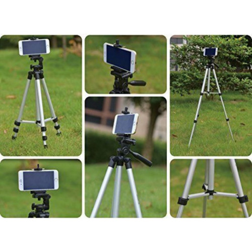 Штатив телескопический трипод Tripod-3110 с держателем для телефона и чехом