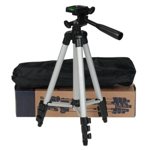 Штатив телескопический трипод Tripod-3110 с держателем для телефона и чехом