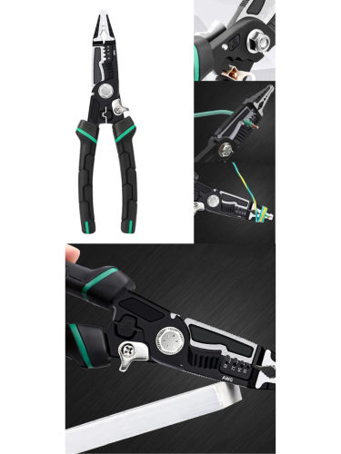 Стриппер 9 в 1. Пассатижи многофункциональные плоскогубцы 