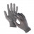 Перчатки рабочие хозяйственные х/б нейлоновые с точками ПВХ серые 5 пар/упаковка