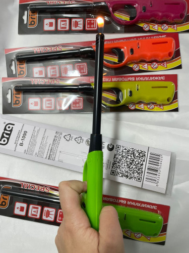 Многоразовая кухонная зажигалка пьезо В1090