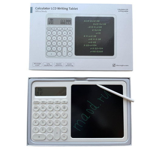 Графический планшет с калькулятором со стилусом для рисования