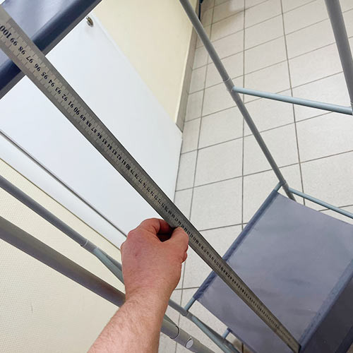 Вешалка шкаф открытая для одежды напольная 142х60х40см