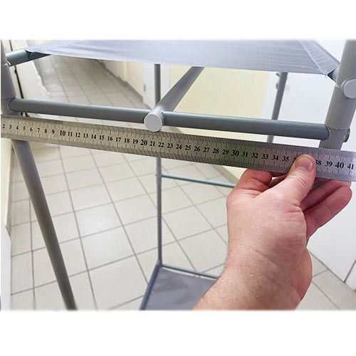 Вешалка шкаф открытая для одежды напольная 142х60х40см