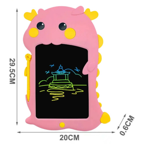 Детский графический планшет для рисования и письма со стилусом Динозаврик