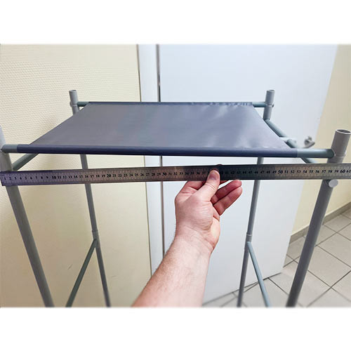 Вешалка шкаф открытая для одежды напольная с полками 175х60х40см