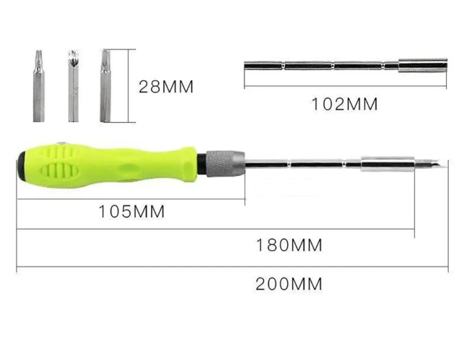Многофункциональный набор отверток 32 в 1 в пластиковом пенале / отвертки для точных работ со сменными битами T32 (32шт)