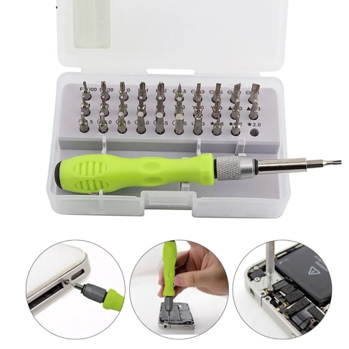 Многофункциональный набор отверток 32 в 1 в пластиковом пенале / отвертки для точных работ со сменными битами T32 (32шт)