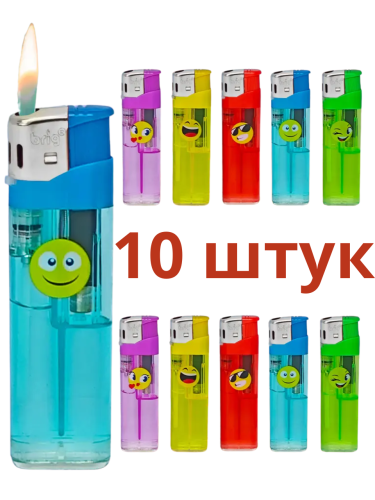 нажимные прозрачные Br B555 Смайл, 5 цветов