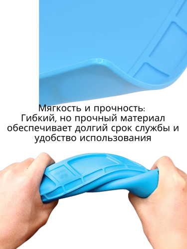 Термостойкий антистатический силиконовый коврик для пайки и ремонта 34х23 см