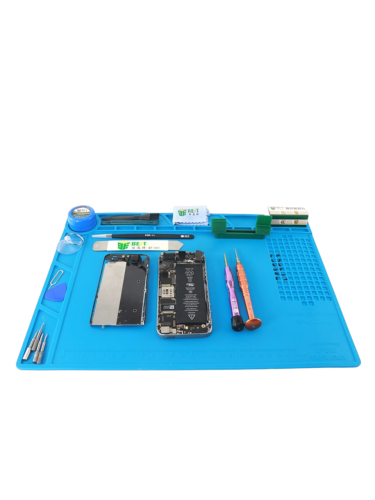 Термостойкий антистатический силиконовый коврик для пайки и ремонта 34х23 см