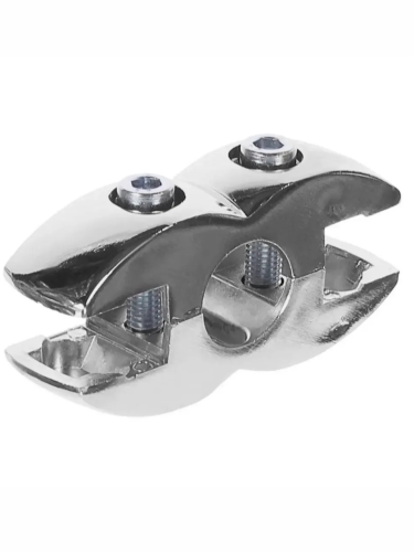 JOK-55 (R-7A) двусторонний держатель панели и стекла к трубе джокер 25мм + ключ