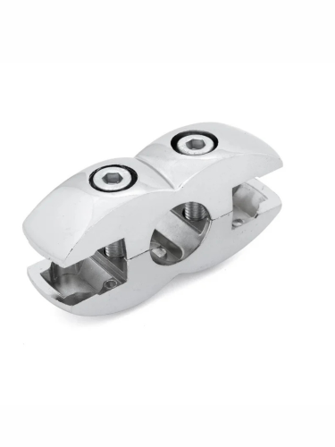 JOK-55 (R-7A) двусторонний держатель панели и стекла к трубе джокер 25мм + ключ