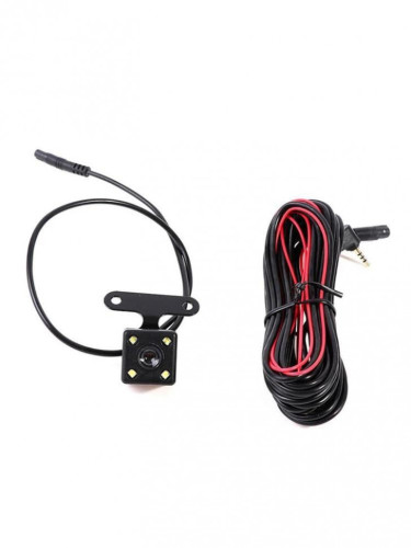 Камера заднего вида 5 pin 4led с проводом 5 метров  2,5 jack / камера 5 пин для зеркала видеорегистратора