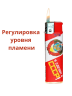 Зажигалки пьезо, газовые, одноразовые, ламинированный корпус BRIG СССР 
