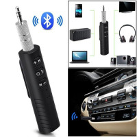 AUX Bluetooth адаптер BT-450 / Блютуз ресивер AUX / Адаптер AUX Bluetooth в машину / bt car / Аудиоресивер автомобильный универсальный