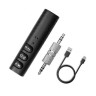 AUX Bluetooth адаптер BT-450 / Блютуз ресивер AUX / Адаптер AUX Bluetooth в машину / bt car / Аудиоресивер автомобильный универсальный
