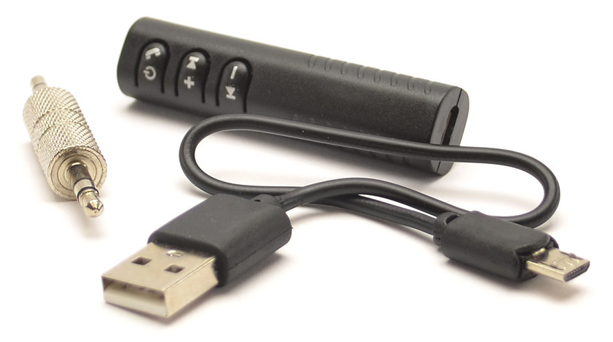 AUX Bluetooth адаптер BT-450 / Блютуз ресивер AUX / Адаптер AUX Bluetooth в машину / bt car / Аудиоресивер автомобильный универсальный