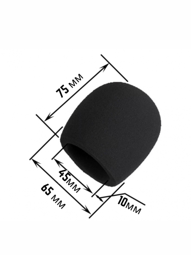 Ветрозащитная насадка для микрофона, толстый поролон