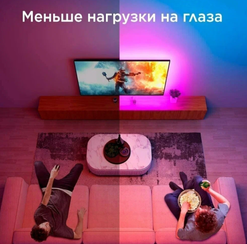 Светодиодная лента USB Bluetooth RGB 5 метров с пультом TV LED STRIP 5V/2A