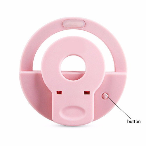 Selfie Ring Light USB Селфи-лампа для смартфона / мини селфи кольцо для телефона / лампа для мобильной фото видео съемки D 8,5 см