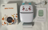 Детский мини термо принтер блютуз Mini Printer / портативный карманный принтер для смартфона