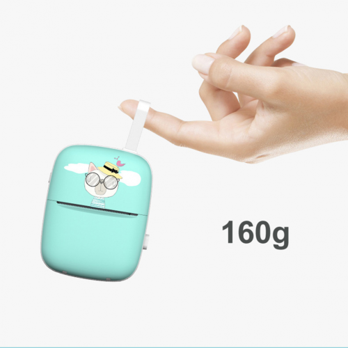Детский мини термо принтер блютуз Mini Printer / портативный карманный принтер для смартфона
