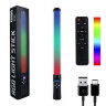 Ручная светодиодная лампа палка разноцветная RGB light stick / RGB Палка для тик тока на аккумуляторе