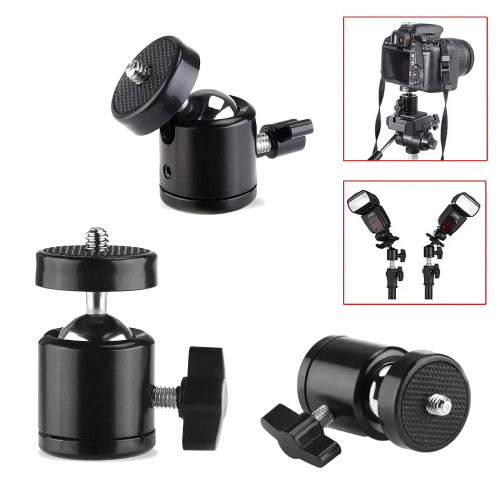 Шарнир поворотный переходник для крепления к штативу 360° HM-01