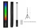 Ручная светодиодная лампа палка разноцветная RGB light stick со штативом
